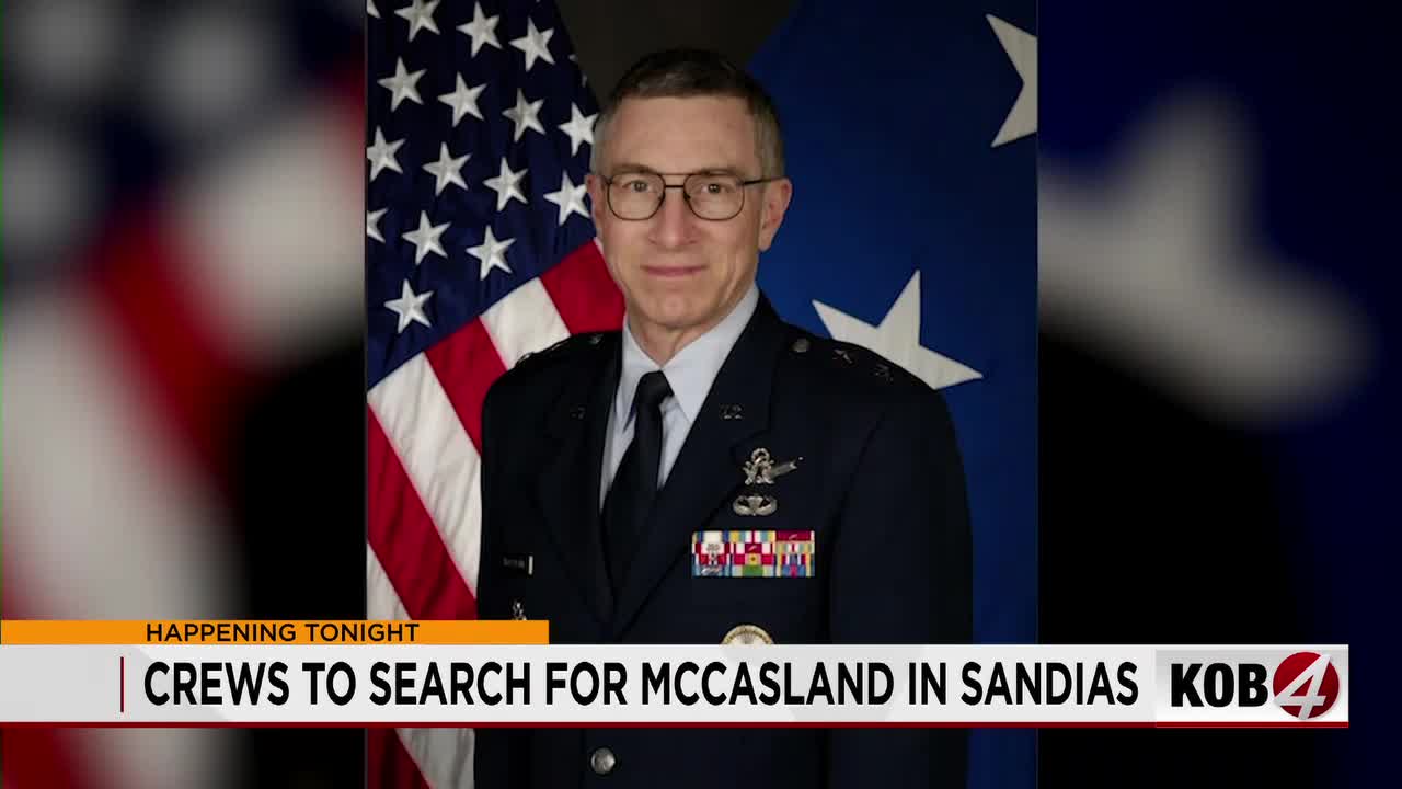 Search for missing retired major general resumes in Sandia Mountains Friday night