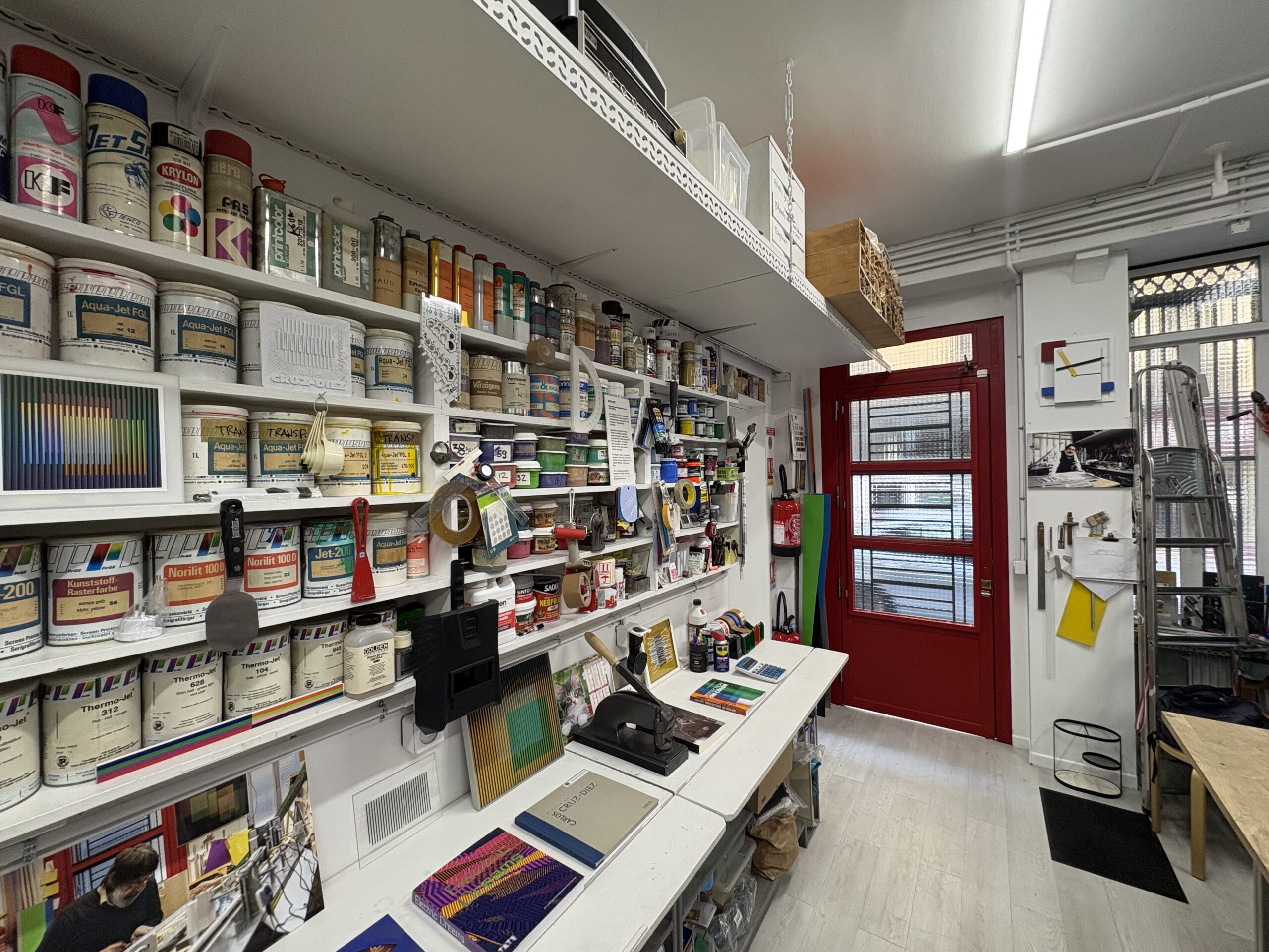 Searching for the Cruz-Diez Magic in his Paris Atelier