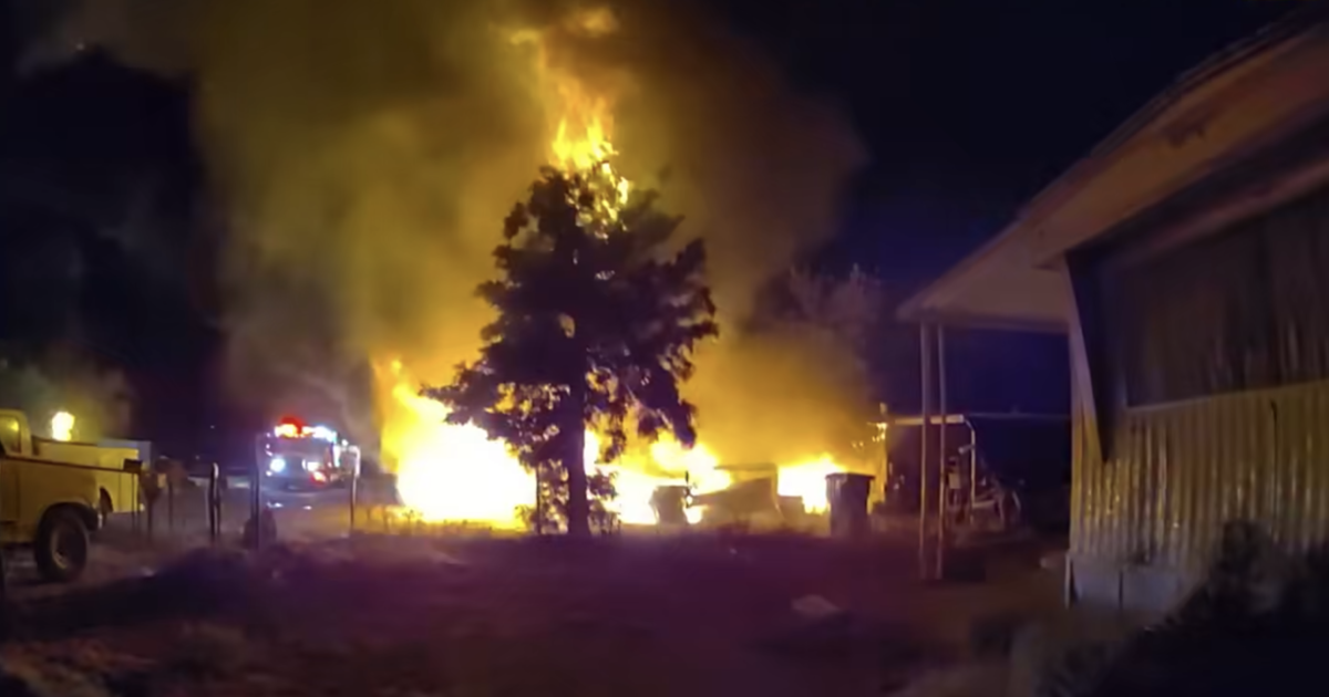 Several Mesa PD officers hospitalized for smoke inhalation after fire Wednesday