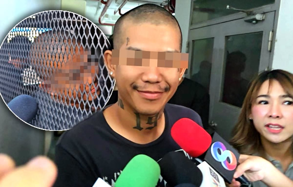 Smiling killer shocked reporters with remarks as a court jailed him and two others for Bangkok murder
