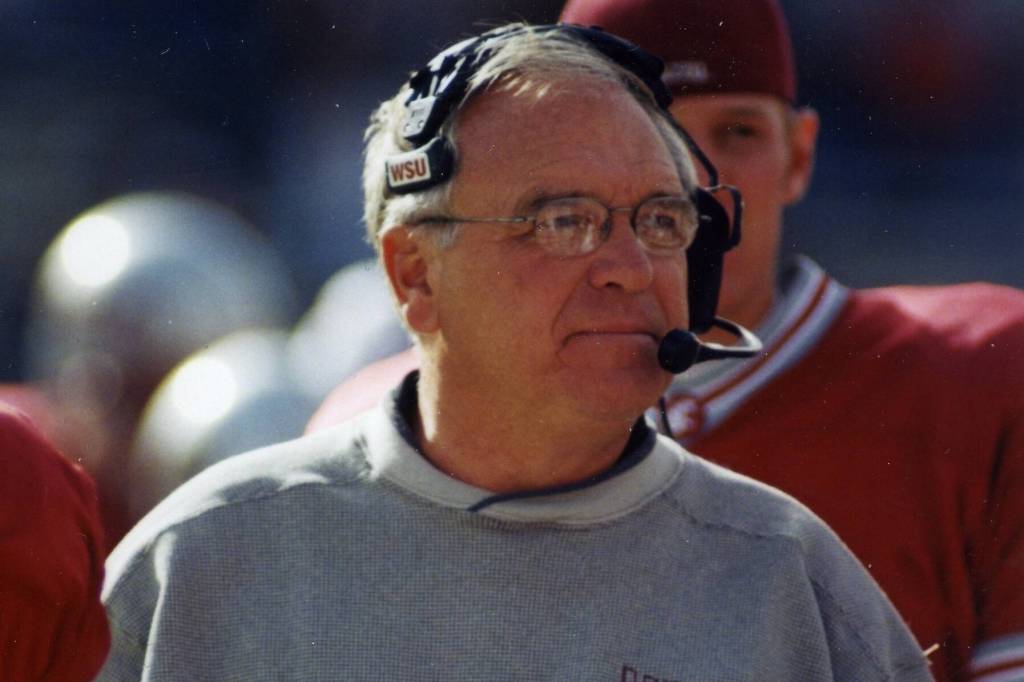 Former Washington State Cougars coach Mike Price, an Everett High School alum, will be inducted into the Snohomish County Sports Hall of Fame on Sept. 23, 2026. (Photo courtesy of the Snohomish County Sports Commission)