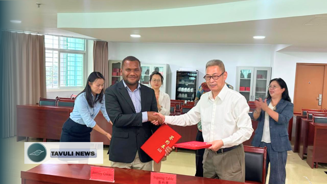 Tavuli News Signs Agreement with Guizhou Today