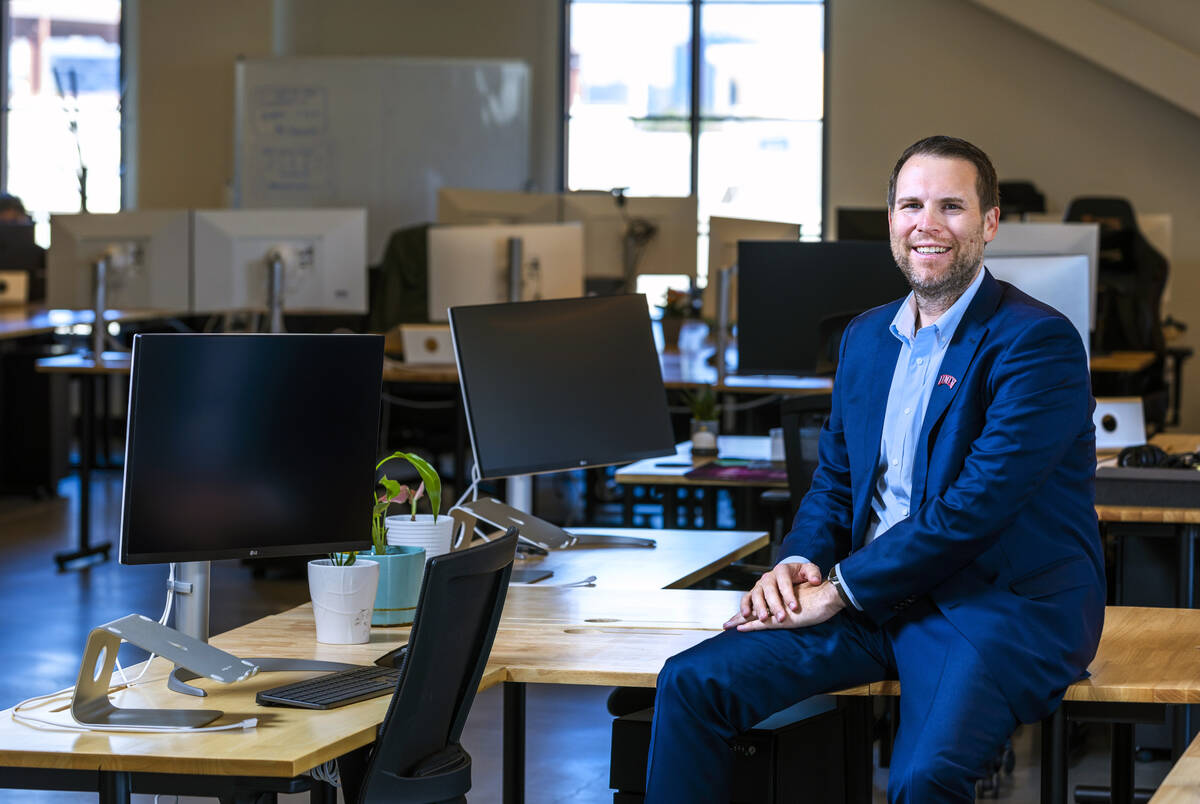 Piotr Tomasik is a UNLV graduate and president of TensorWave which has their global headquarter ...