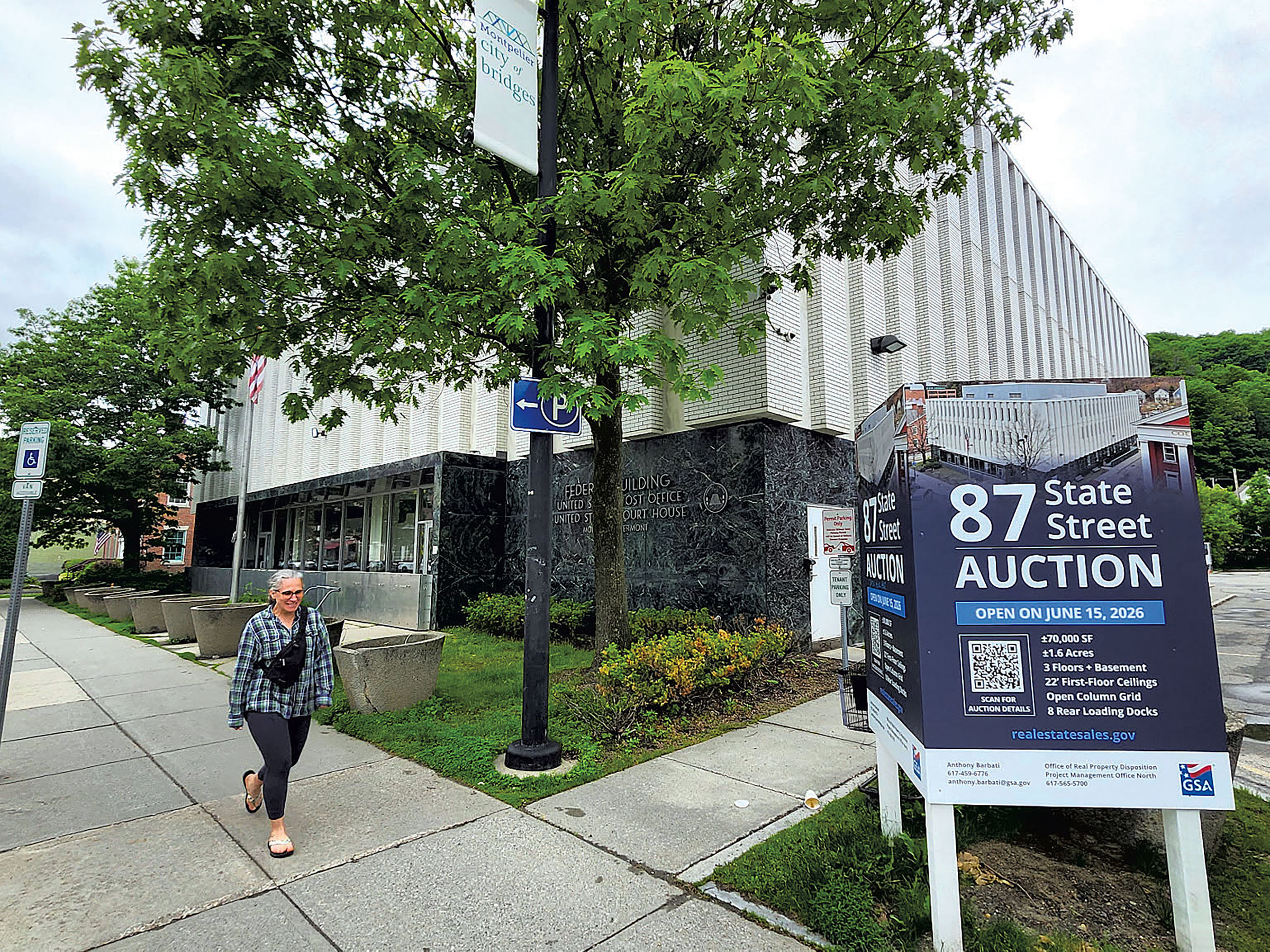 The Federal Building in Montpelier Is to Be Auctioned