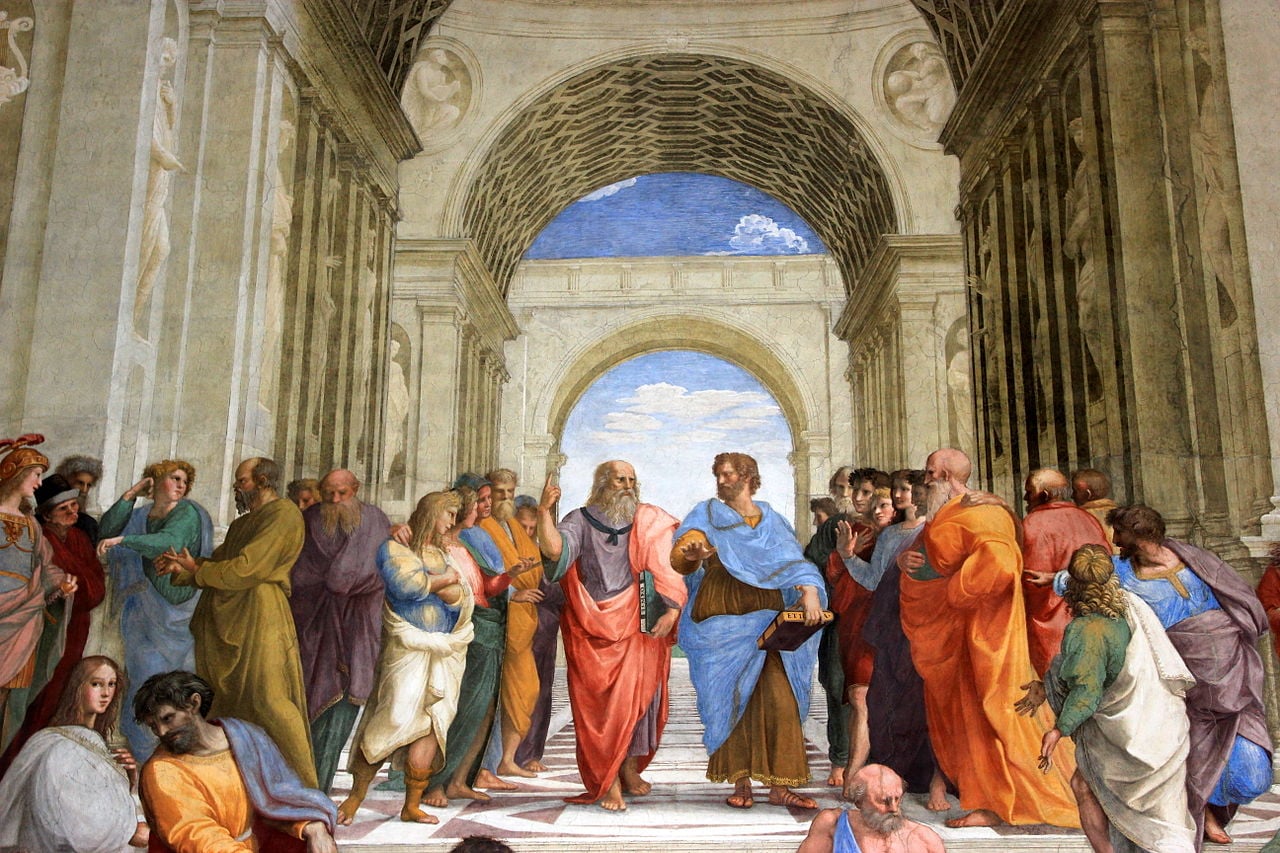 The Greek Philosophers 'Hiding' in Raphael's School of Athens