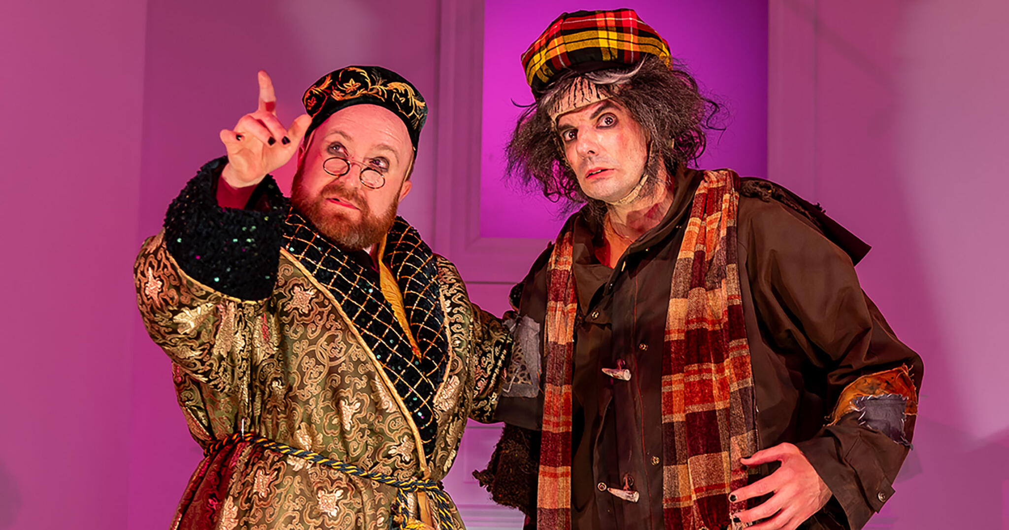 Gabriel Graetz and Paul Melendy star in "The Mystery of Irma Vep" at Central Square Theater. (Courtesy Central Square Theater)