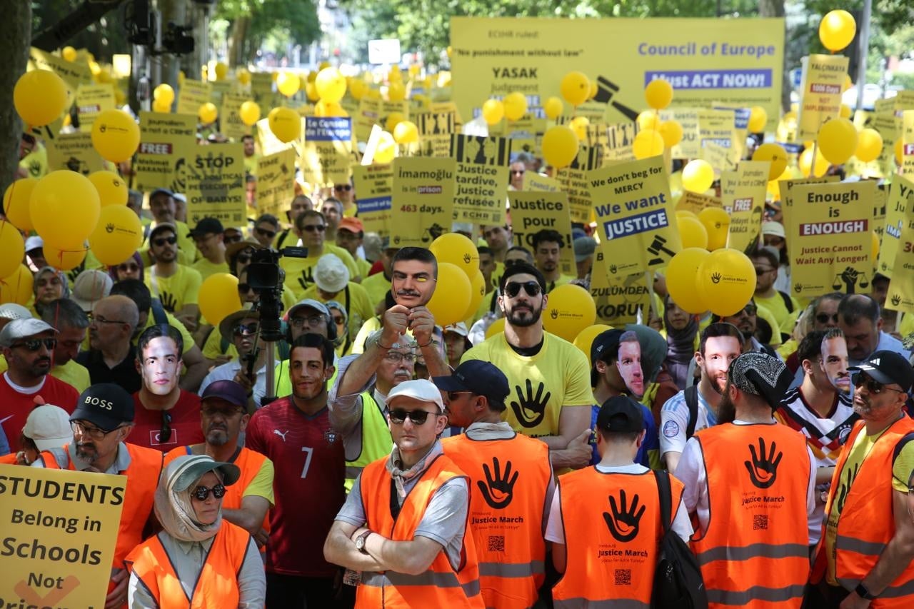 Thousands in Strasbourg demand European action over Turkey’s refusal to implement ECtHR rulings