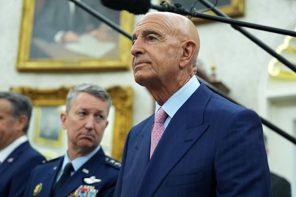 Tom Barrack arrives in Baghdad to meet PM Ali al-Zaidi