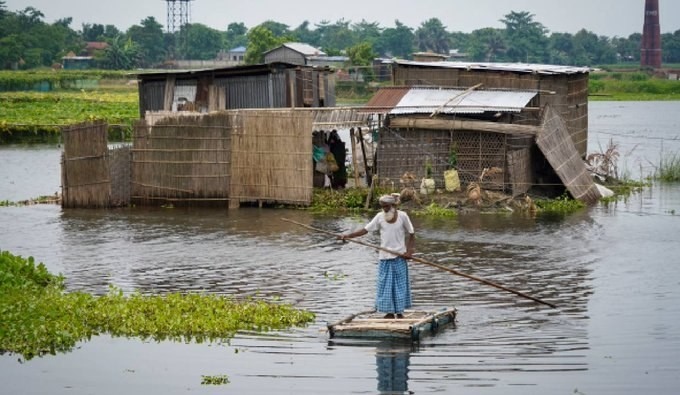Torrential rains trigger deadly floods affecting thousands in northeast India