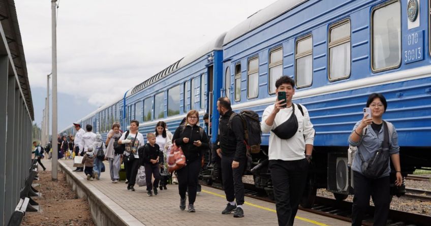 Train to Issyk-Kul Lake launched for entire summer season with new upgrades -