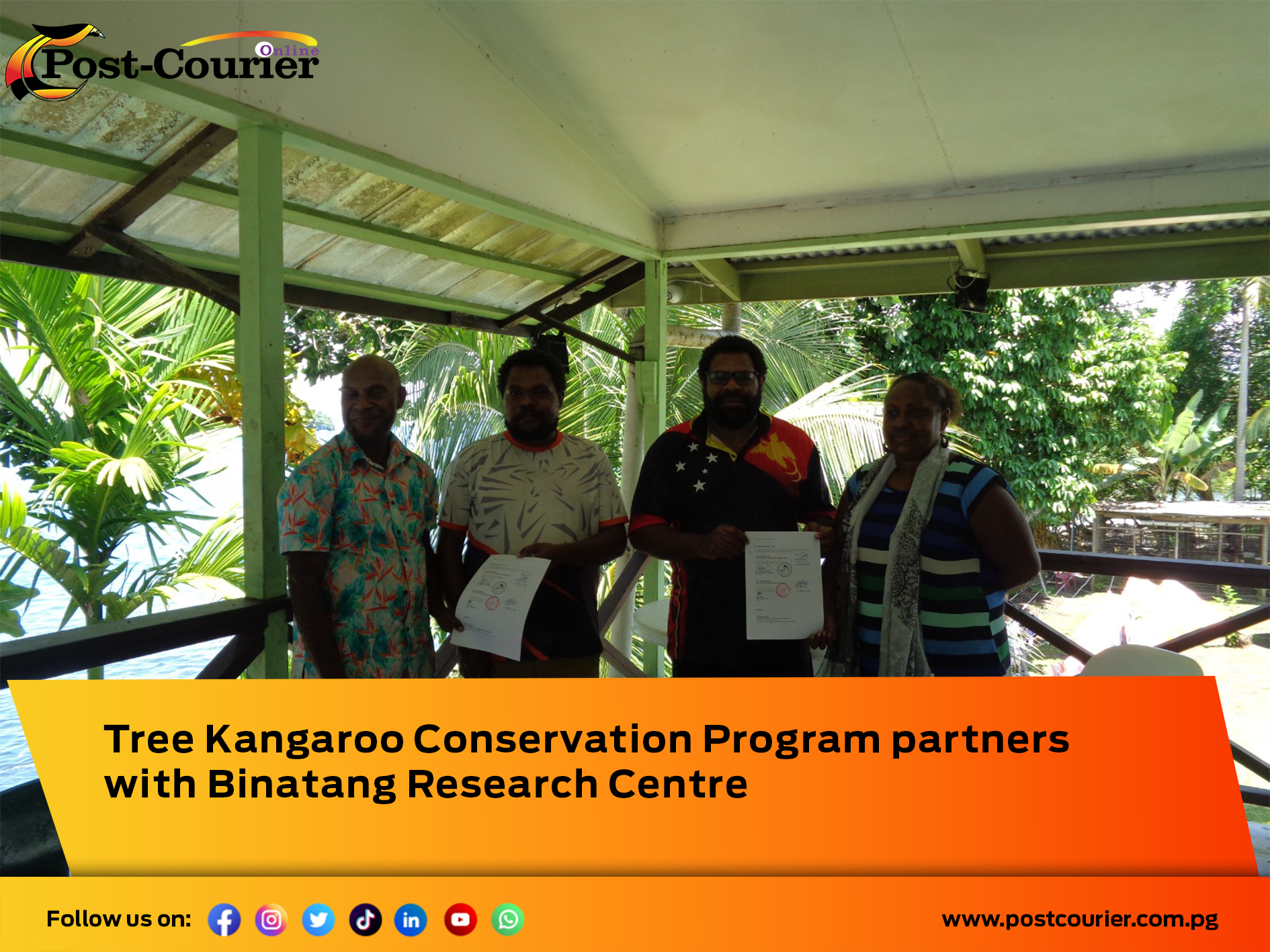 Tree Kangaroo Conservation Program partners with Binatang Research Centre