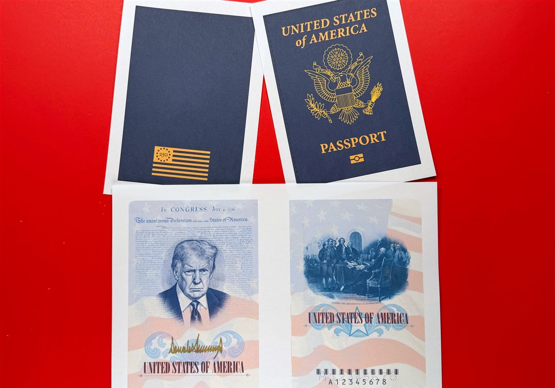 Trump reveals new images of passport with his portrait to mark America’s 250th