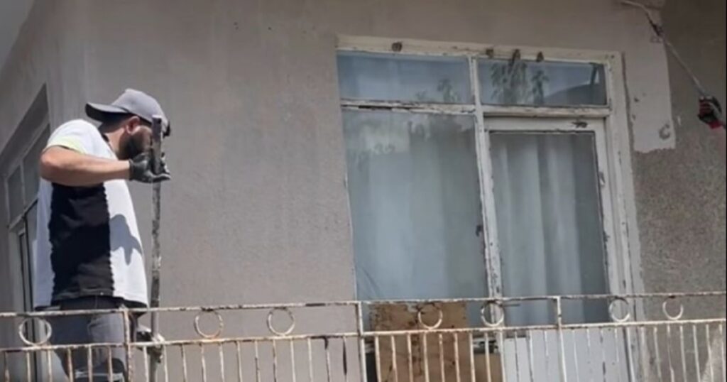 Turkey repaints residential buildings free of charge along Ankara airport route before NATO summit