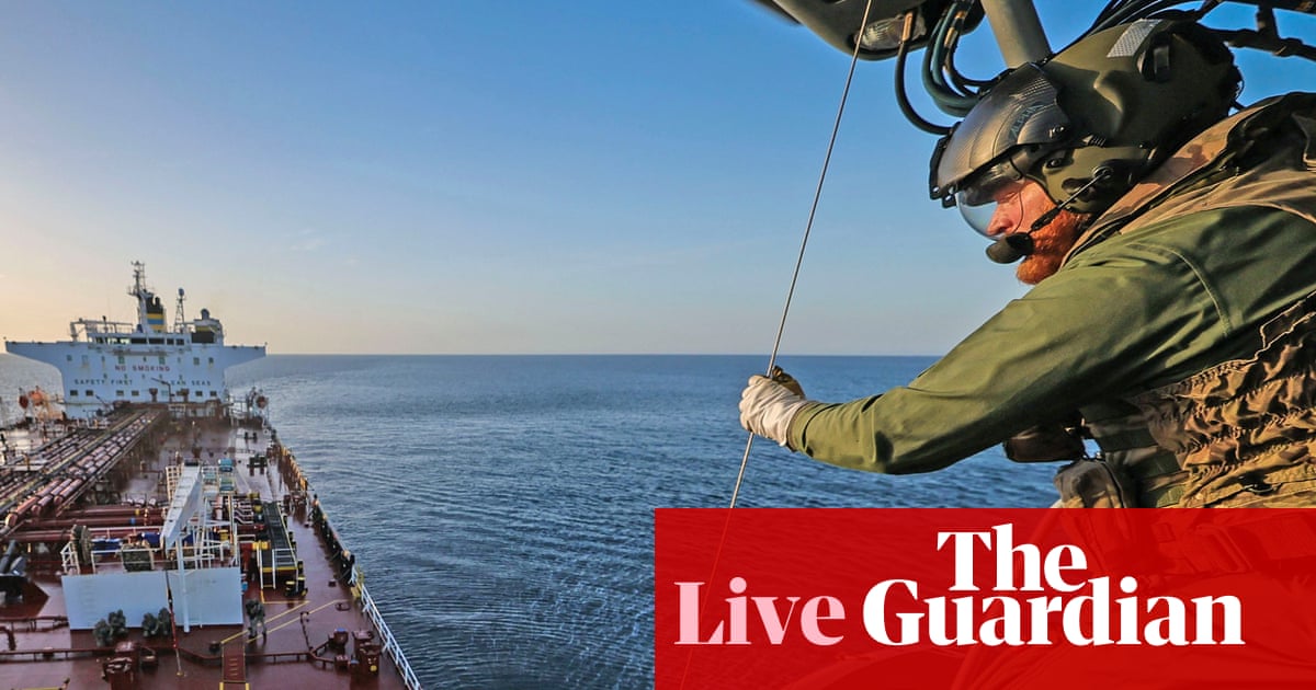 UK forces board sanctioned Russian oil tanker in English Channel for the first time, says Keir Starmer - UK politics live | Politics