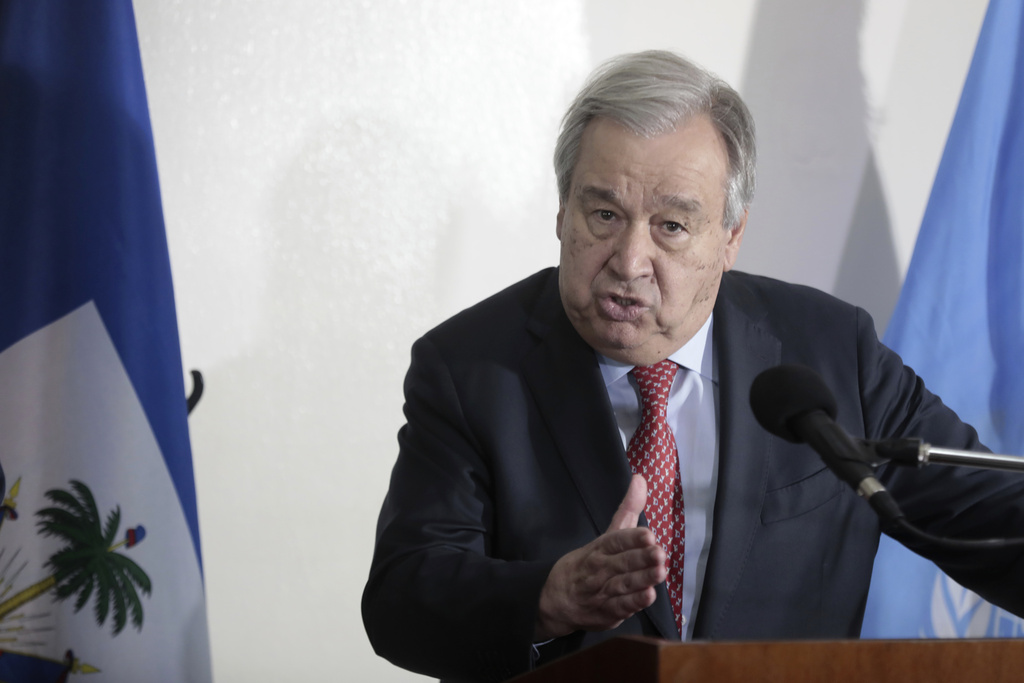 UN chief Guterres visits Haiti in 'solidarity' mission
