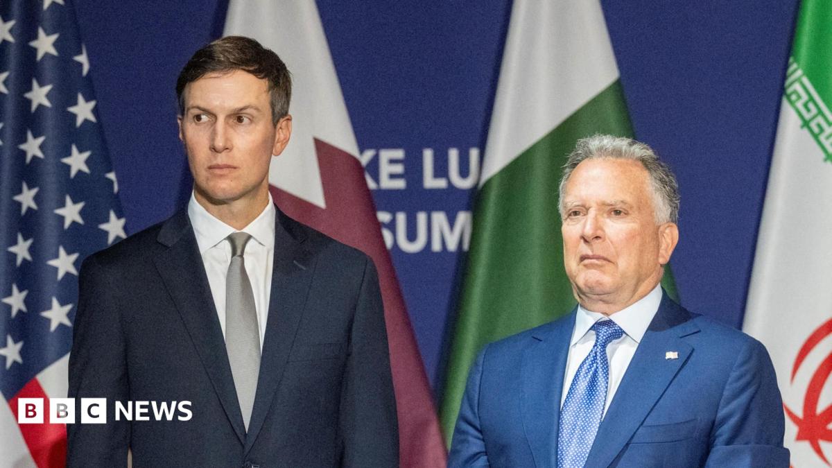 File photo showing Jared Kushner (L) and Steve Witkoff (R) at US-Iran talks at the Buergenstock resort in Obbuergen, near Lucerne, Switzerland (21 June 2026)