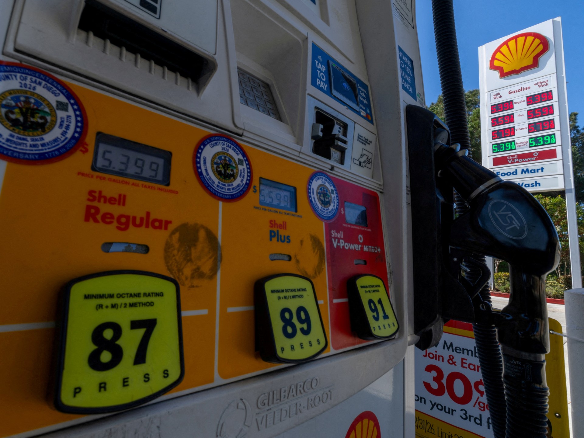 US petrol prices ease despite ongoing uncertainties with Iran | Business and Economy News