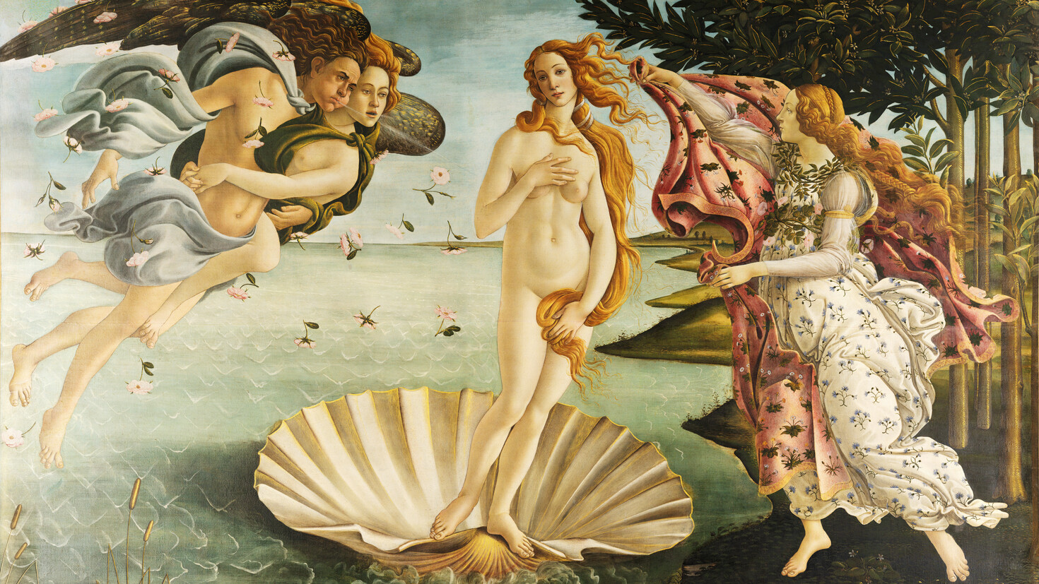 The Birth of Venus by Sandro Botticelli in the Uffizi