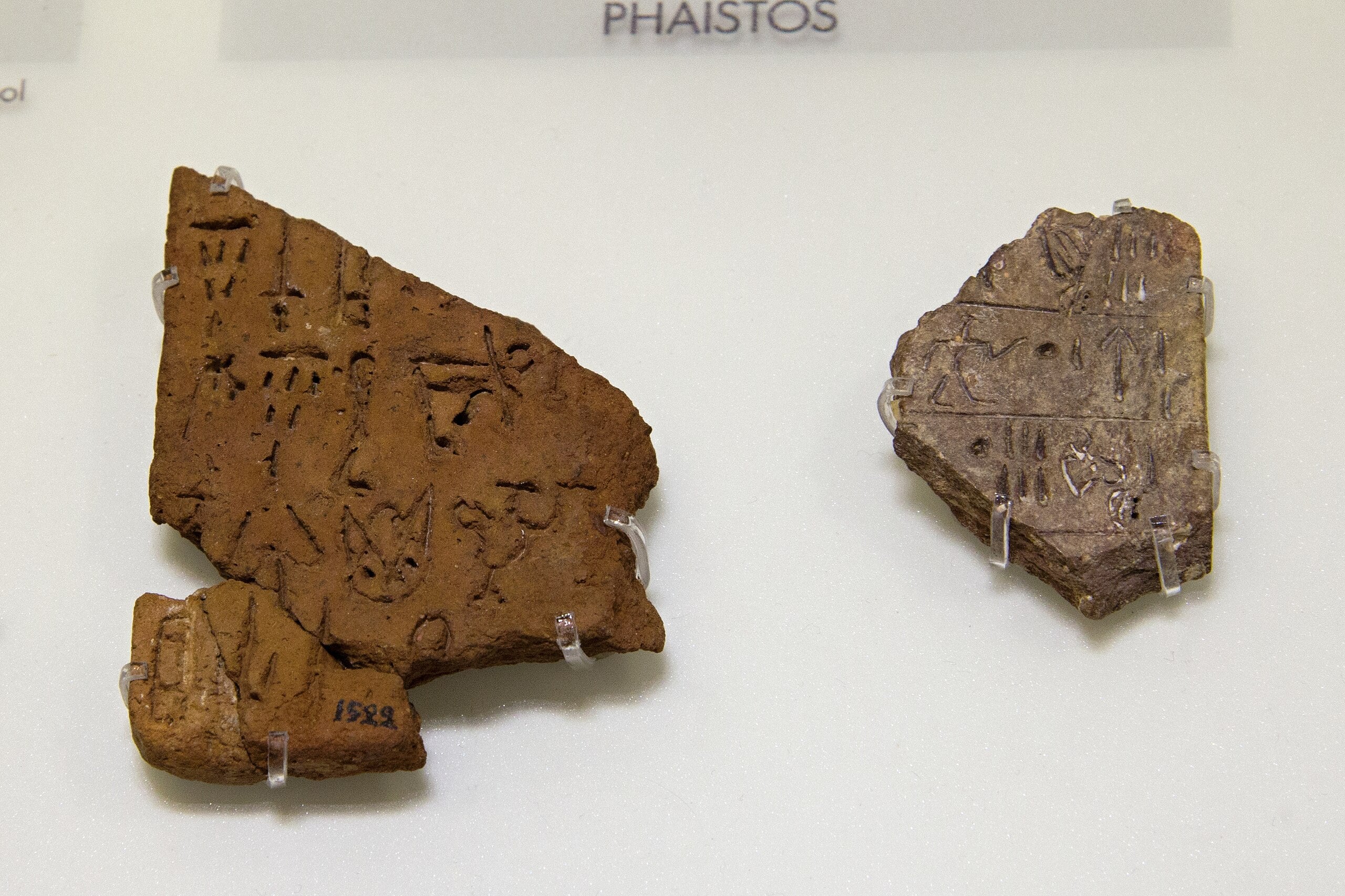 Bronze Age Minoan inscriptions written in Linear A from Phaistos
