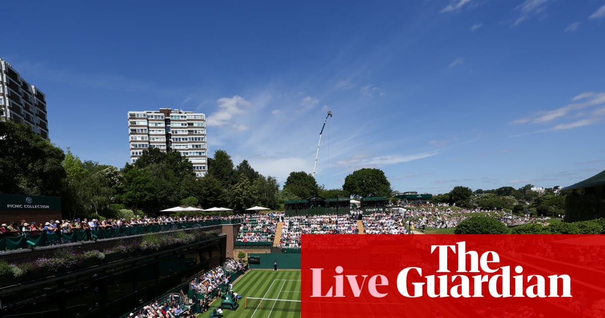 Wimbledon 2026: Sinner, Sabalenka, Djokovic and more in action on day one - live | Wimbledon 2026