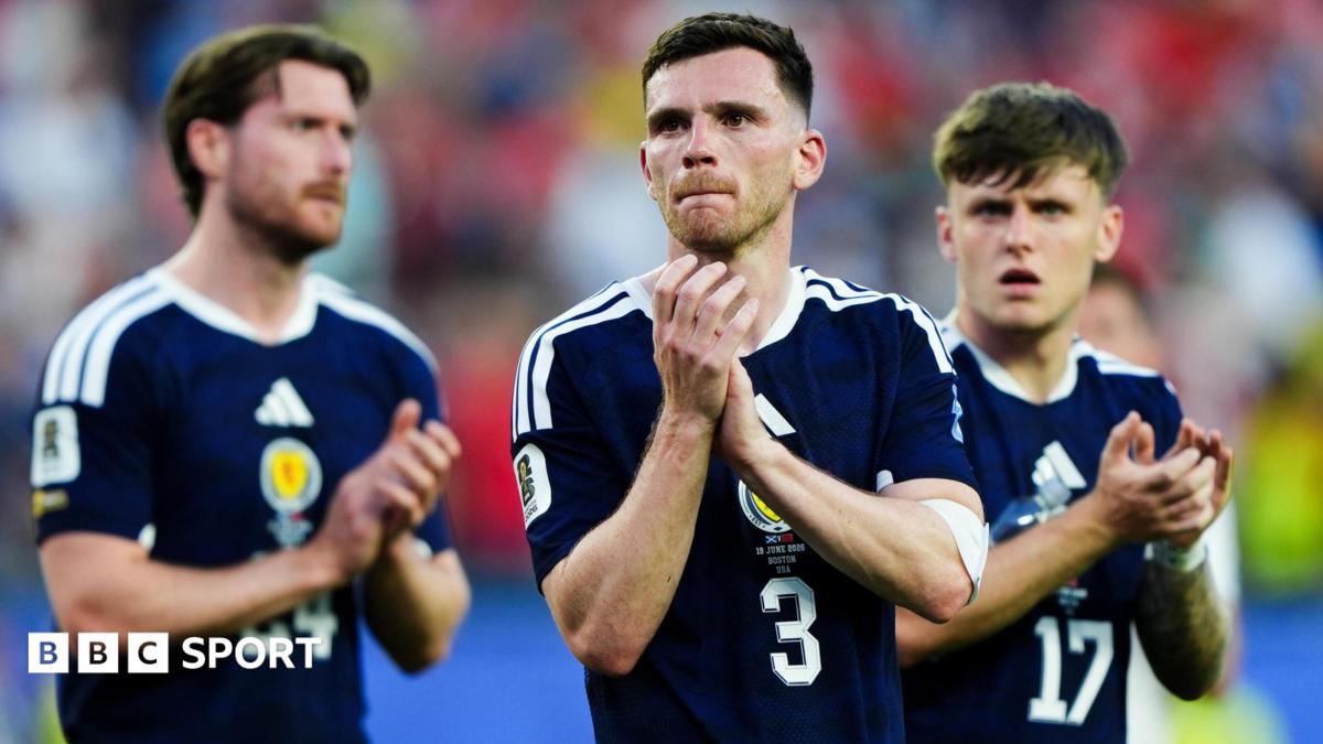 Scotland's Andy Robertson following the World Cup Group C match at the Boston Stadium, Foxborough.