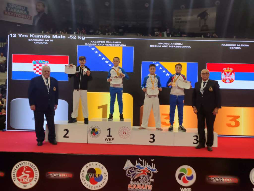Young Bosnian Muhamed Kaloper, is the Champion of the Balkans