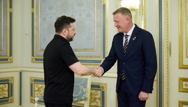 Zelensky meets with Latvian DM to discuss Drone Deal, EU accession