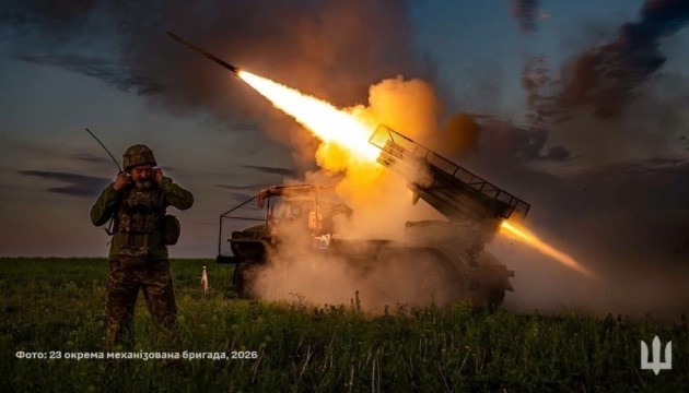 268 combat engagements on frontline the past day
