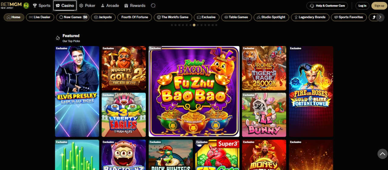 BetMGM Lobby