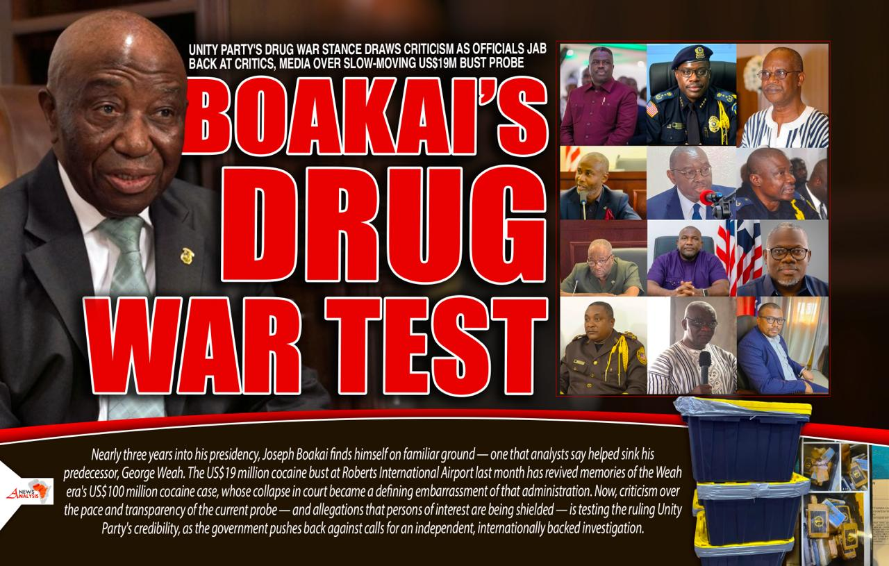 ANALYSIS: Liberia's US$19 Million Cocaine Case Becomes a Test of Boakai's Legacy