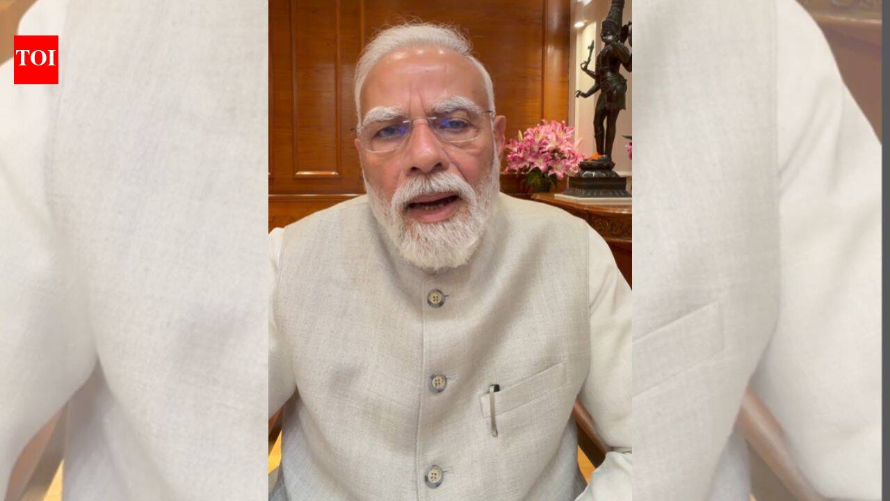 'Abuses never solve anything': PM Modi posts late night video amid row over Noida woman's remarks | India News