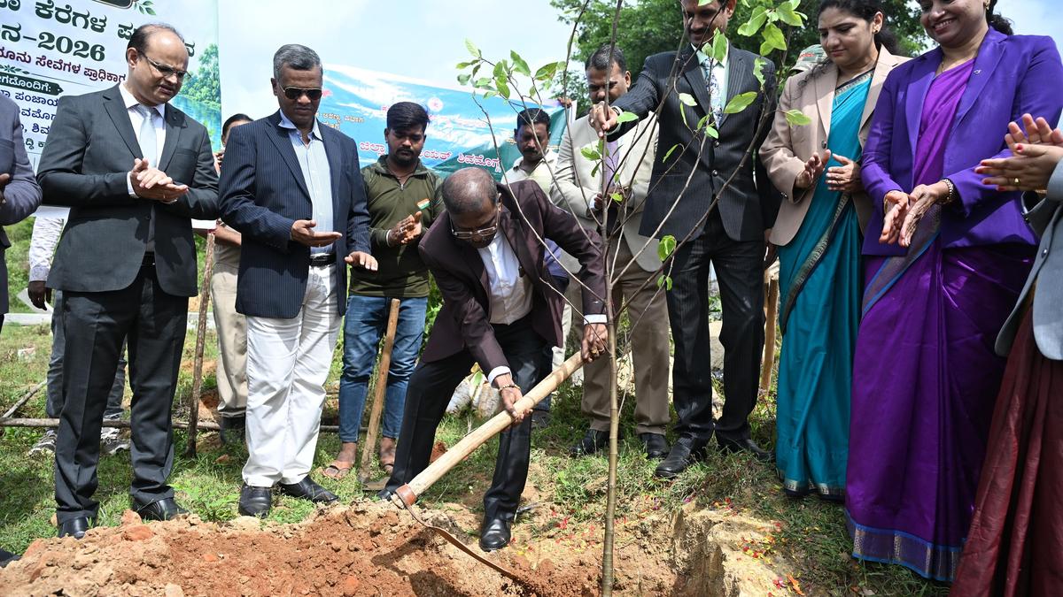 Afforestation and lake rejuvenation campaign launched in Shivamogga