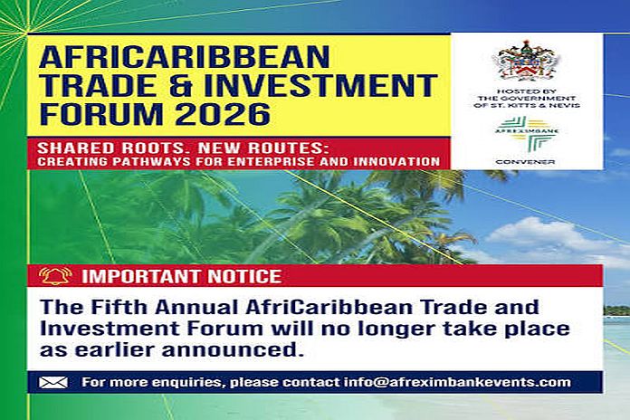 Afreximbank - Saint Kitts and Nevis announces changes to ACTIF2026