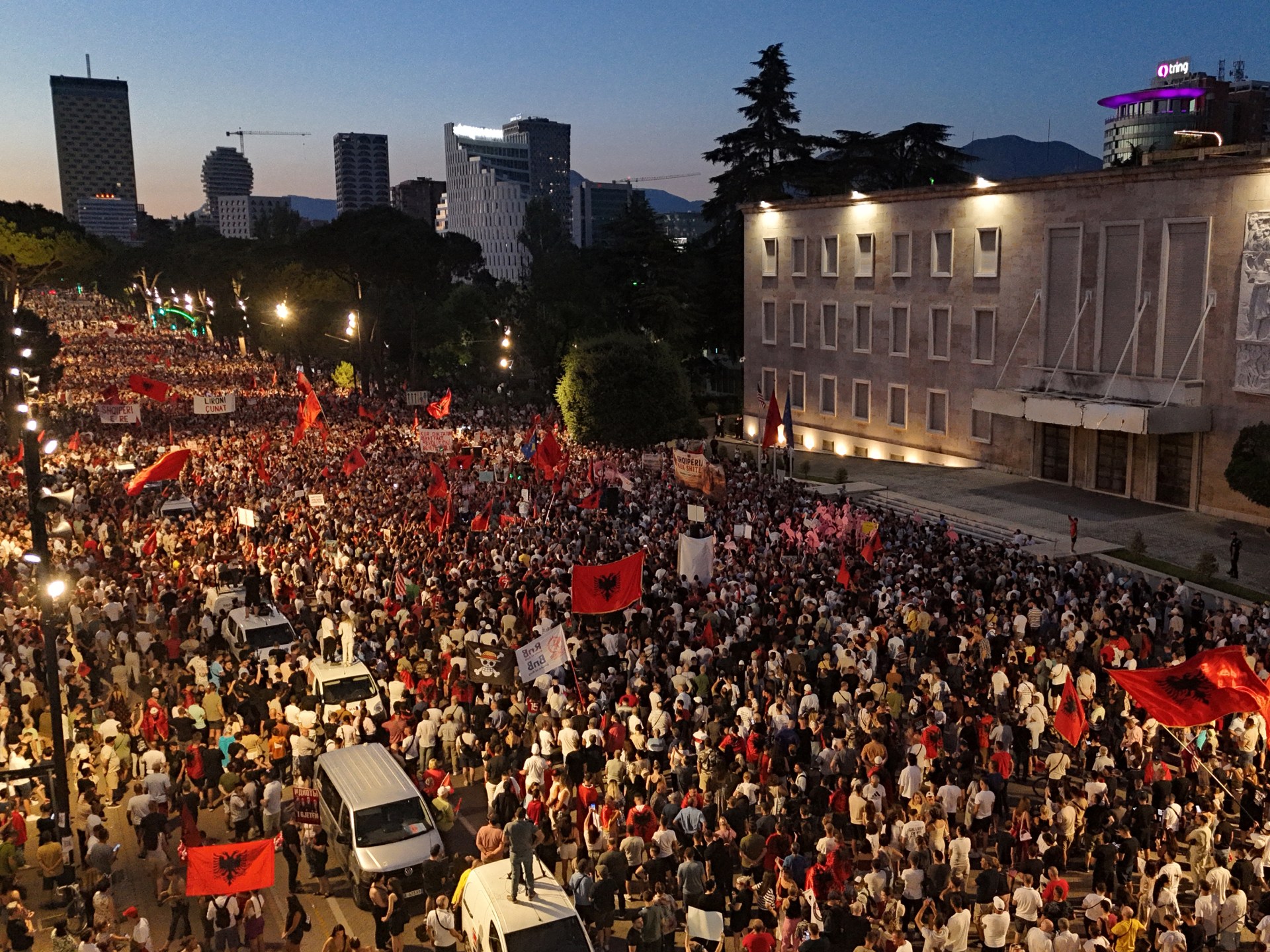 Albanian court frees protesters who rallied against Kushner-linked resort | Donald Trump News