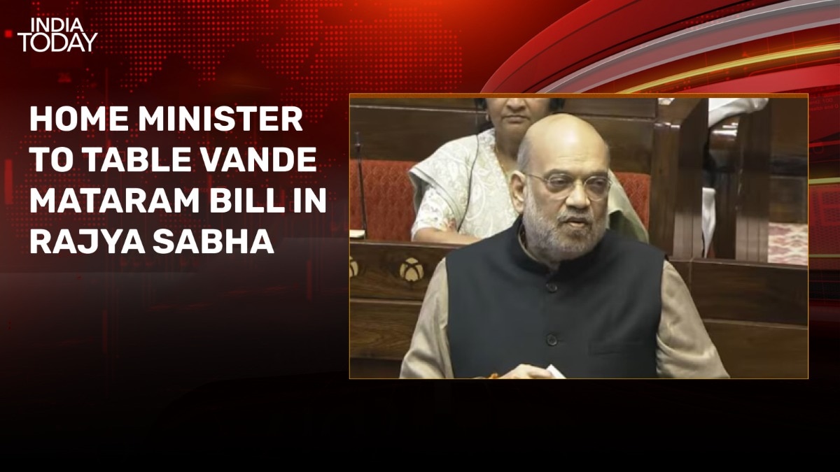 Amit Shah to introduce Vande Mataram bill in Rajya Sabha