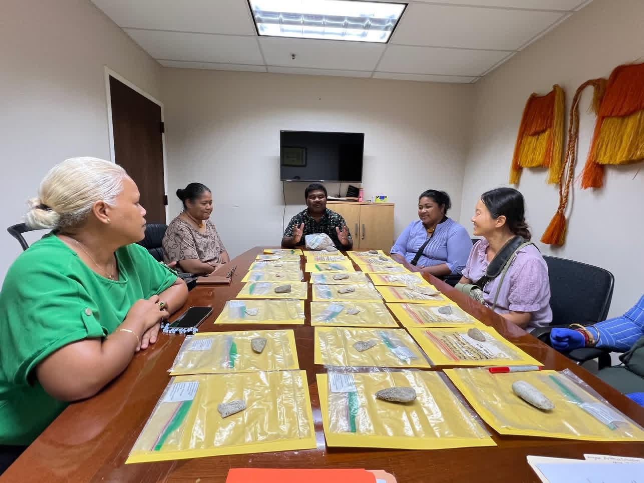 Angaur School Named Custodian of Island's Ancient Artifacts