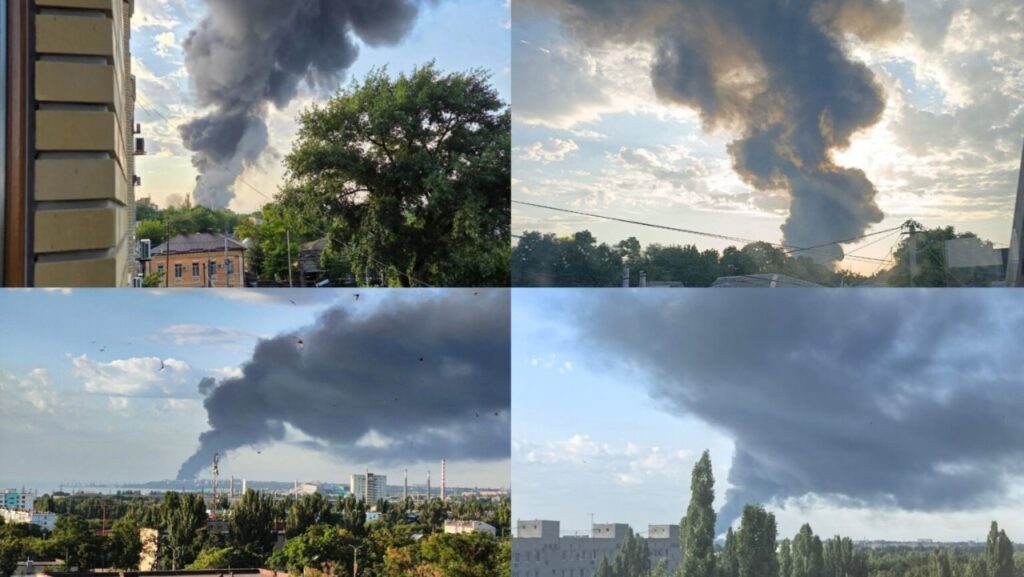Anti-drone nets keep failing: Russia’s fuel tanks burn from Azov to Moscow