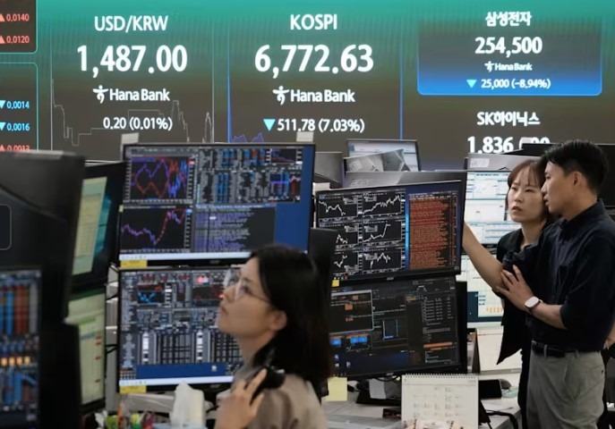 Asian markets slide as Iran war tensions keep oil prices elevated