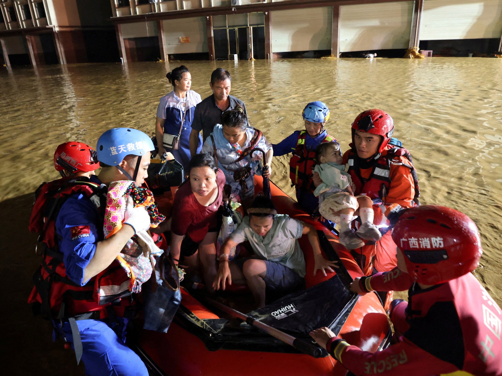 At least 16 people buried following landslide in China | Weather News