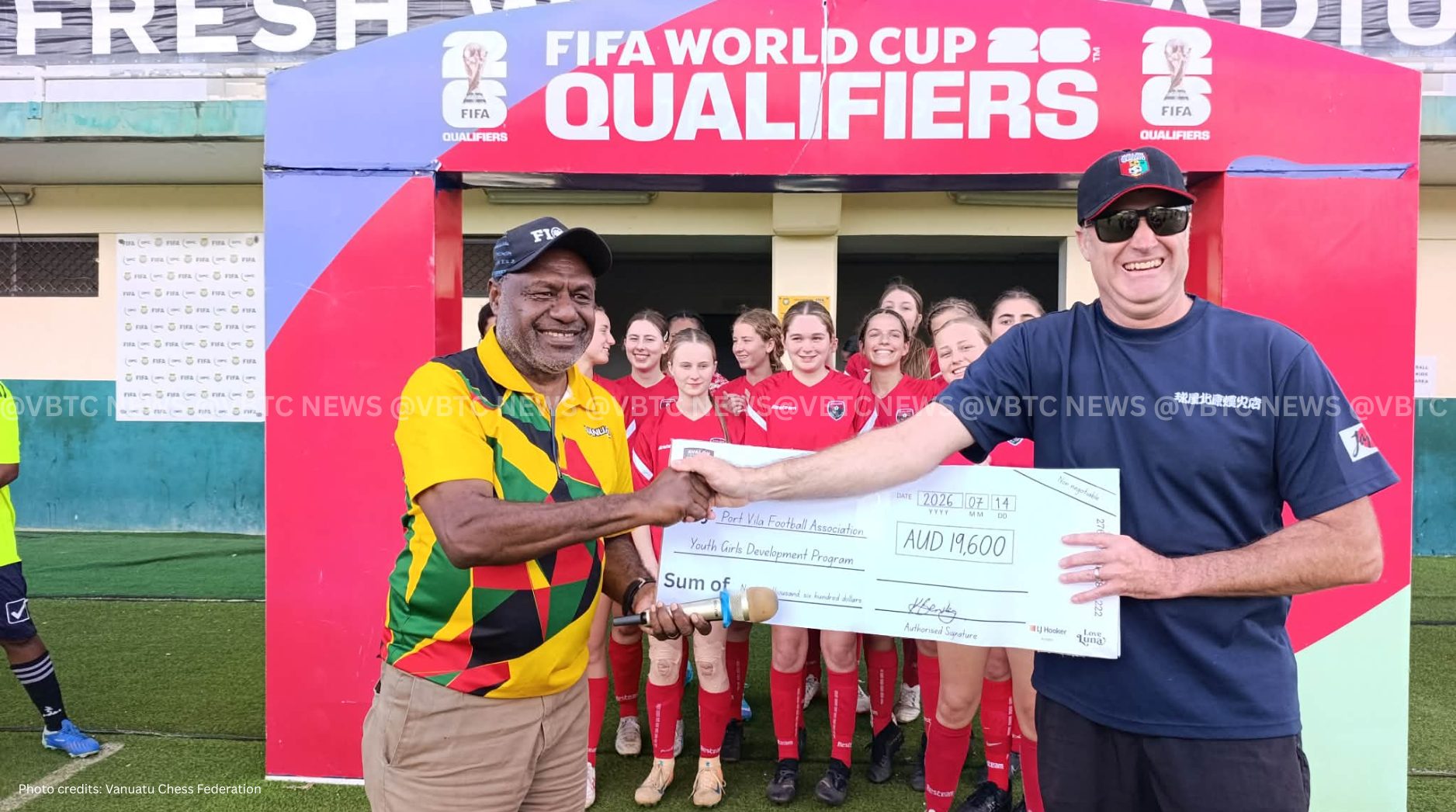 Australian Club Donates VT1.6 Million to Support Youth Girls Football