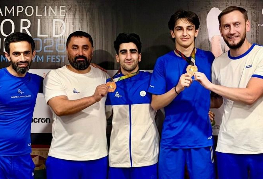 Azerbaijani gymnasts deliver remarkable performances at Trampoline World Cup in Portugal