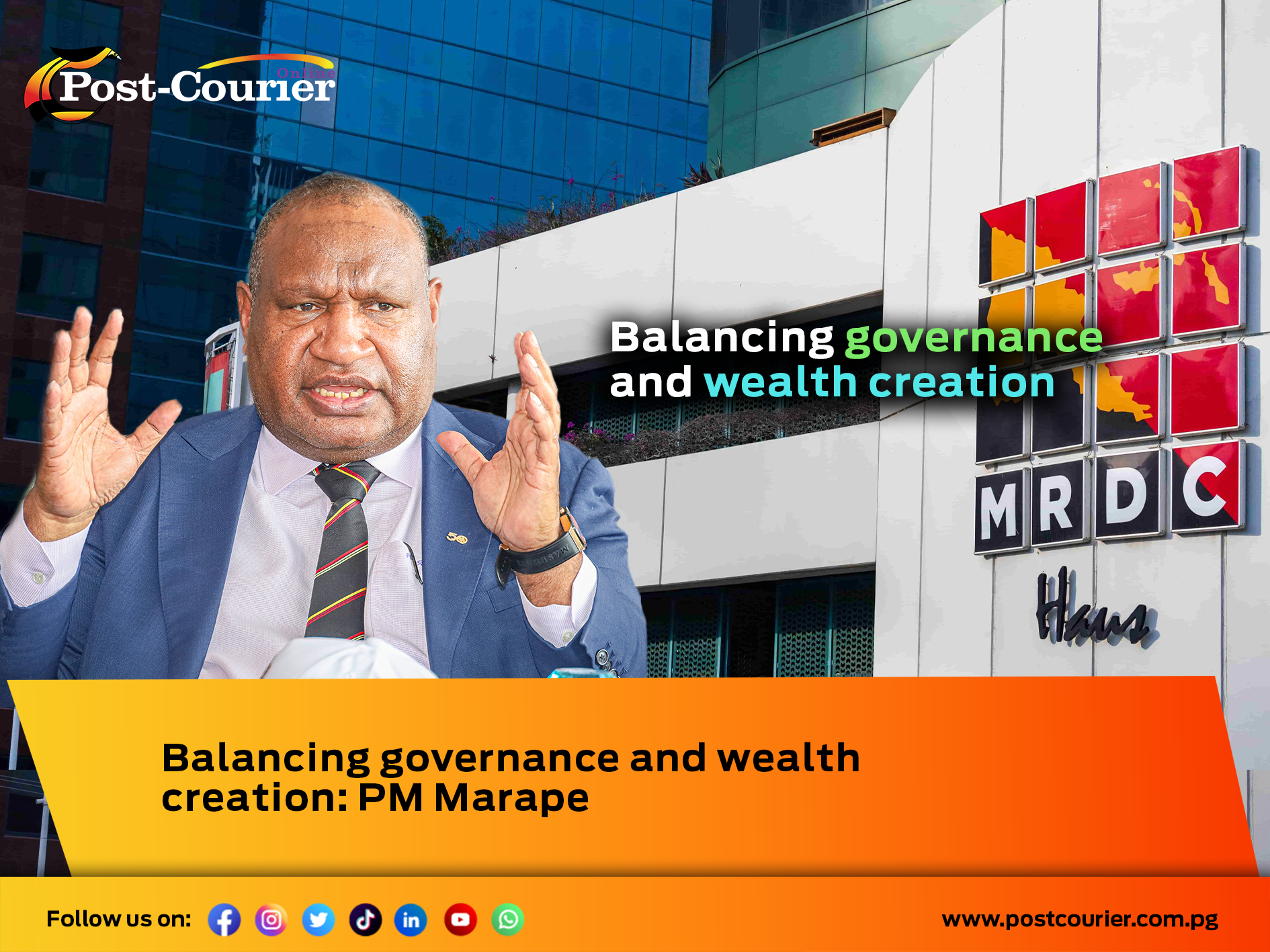 Balancing governance and wealth creation: PM Marape