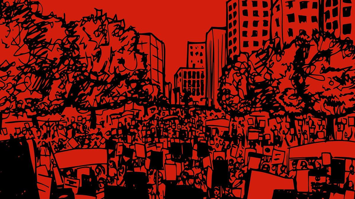 Bangalore University students condemn police lathi charge on students in New Delhi
