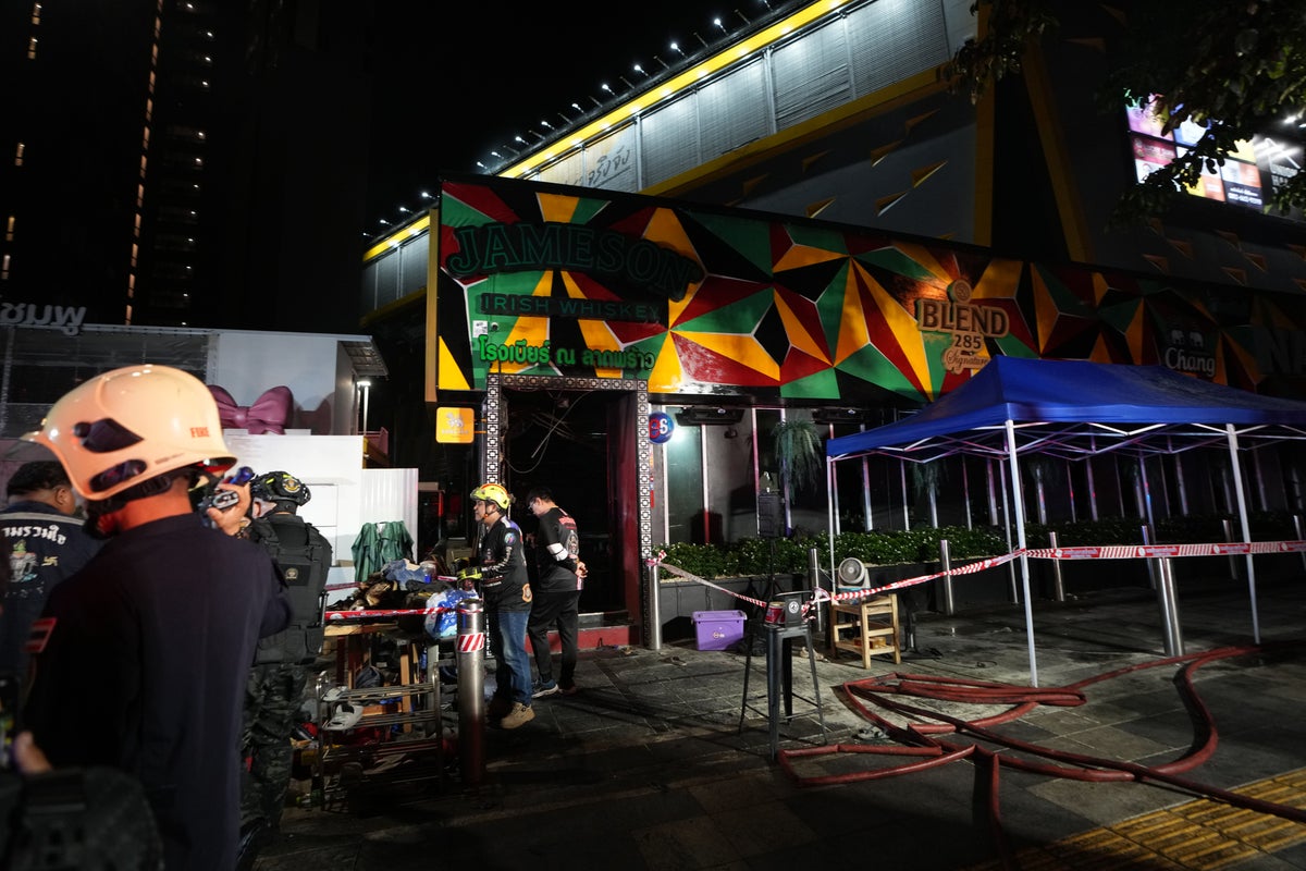 Bangkok fire live updates: At least 27 people dead and dozens wounded in huge blaze at city pub