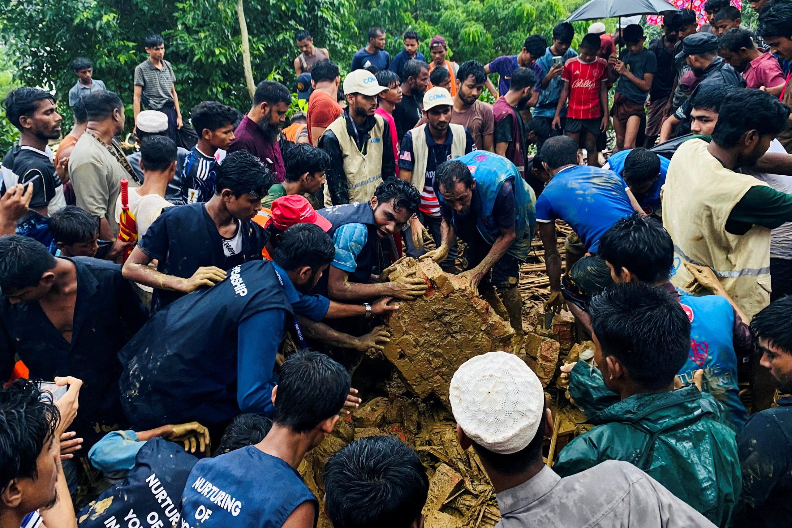 Bangladesh relocates refugees after landslide kills at least 5 children
