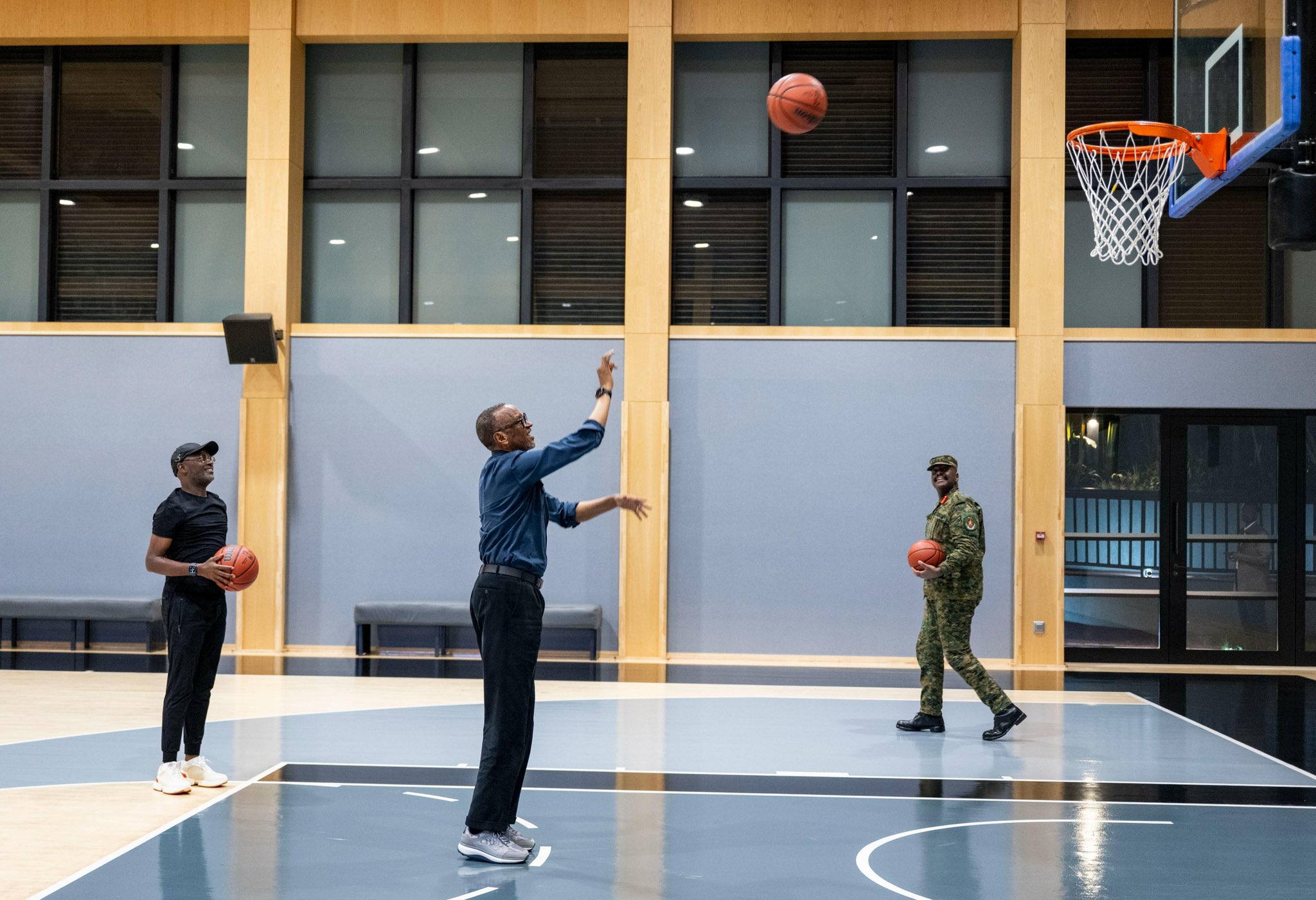 Basketball Game With Kagame Caps Gen Muhoozi's High-Level Visit to Rwanda