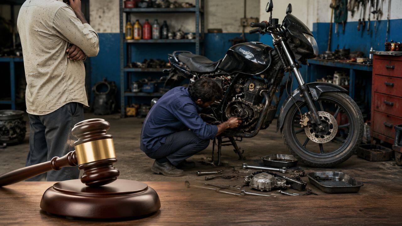 Bike mechanic's faulty repair damaged man's motorcycle; consumer court awards Rs 66,000