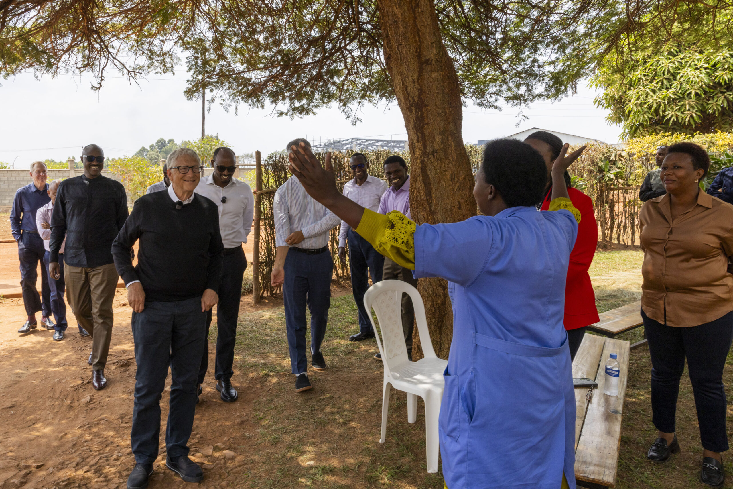 Bill Gates Tours Rwanda Health Initiatives in Mwulire