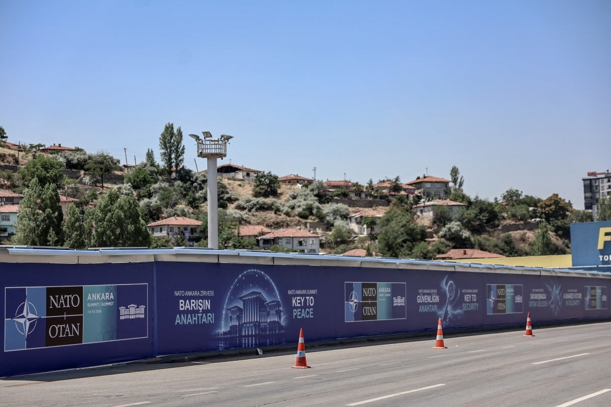 Billboards, cologne and flowers: Turkish capital gets NATO makeover