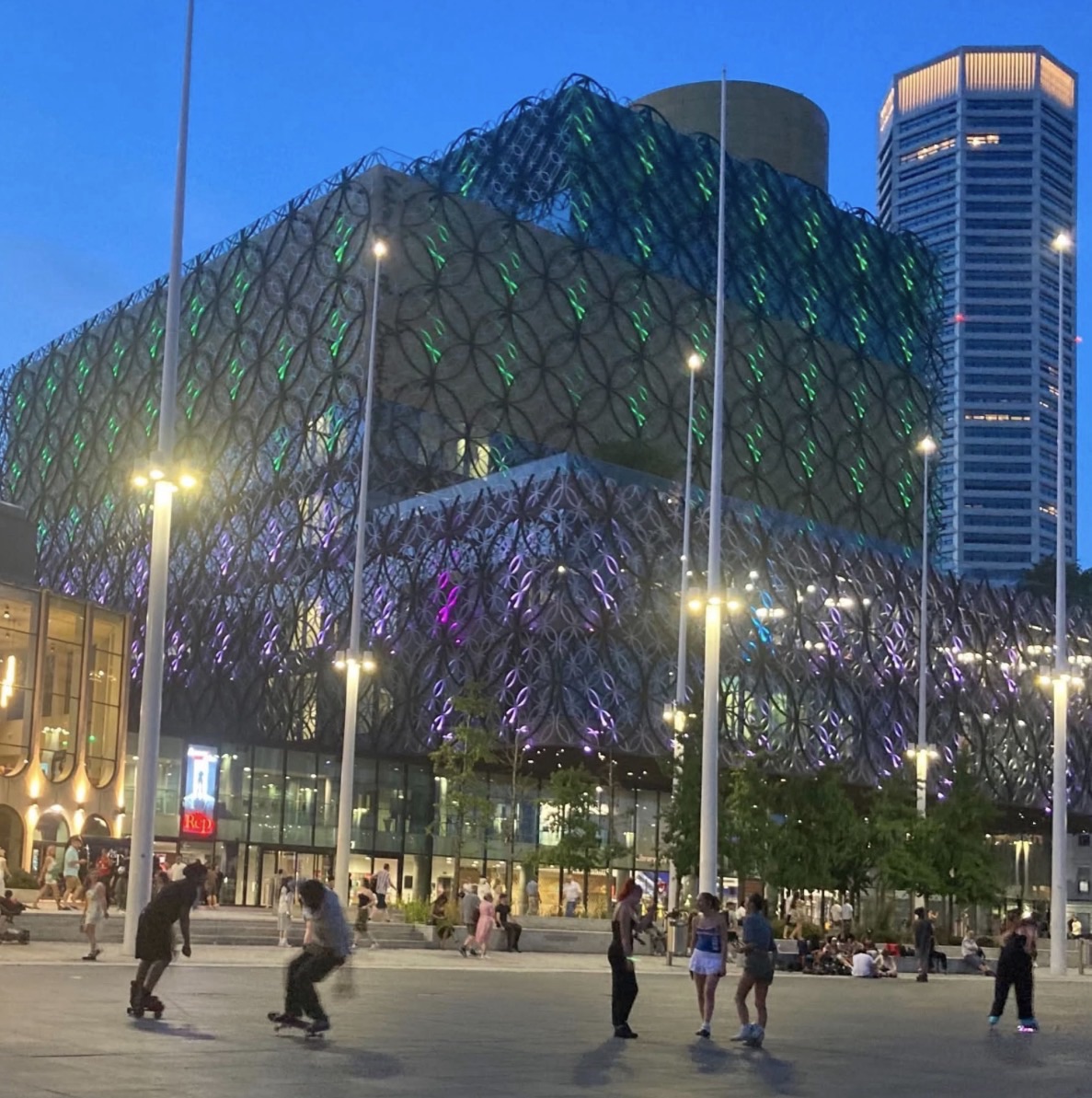 Birmingham Lights Up Its Landmark Library to Honor Srebrenica Genocide Victims